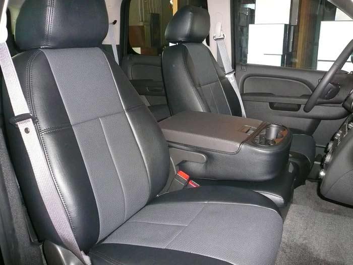 Chevy Silverado Regular Cab Clazzio Leather Seat Covers 8 Week Custom Order - 08 Silverado Front Seat Covers